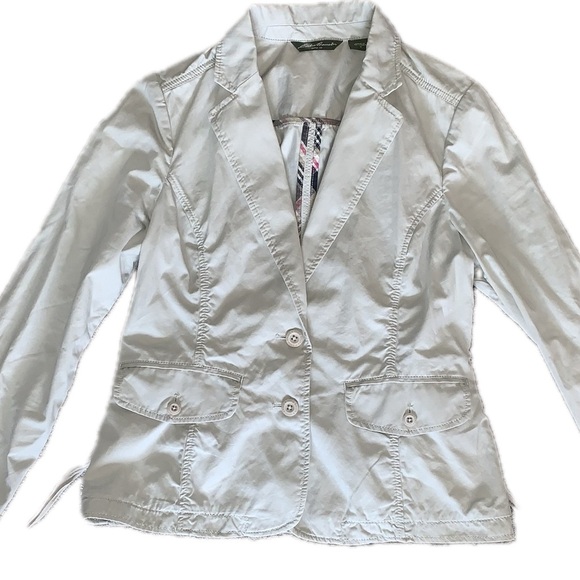 Eddie Bauer Light Tan Tailored Jacket - Picture 1 of 6